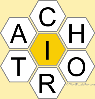 Spelling Bee "Hive" Board for March 13, 2026