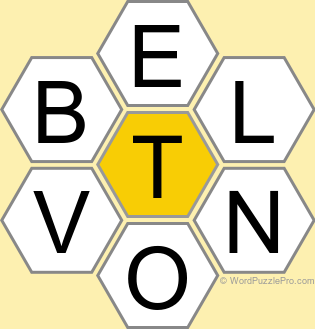 Spelling Bee "Hive" Board for March 30, 2026