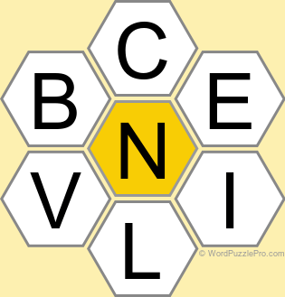 Spelling Bee "Hive" Board for April 22, 2026