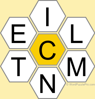 Spelling Bee "Hive" Board for April 28, 2026