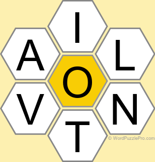 Spelling Bee "Hive" Board for May 30, 2026