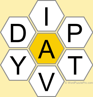 Spelling Bee "Hive" Board for June 3, 2026