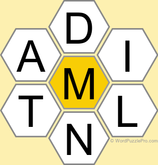 Spelling Bee "Hive" Board for June 4, 2026