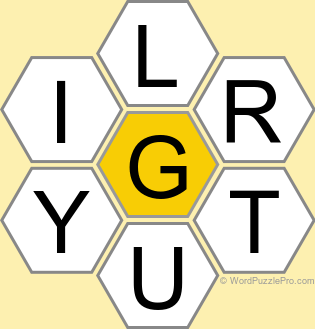 Spelling Bee "Hive" Board for July 8, 2026