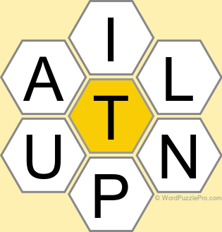 Spelling Bee "Hive" Board for July 11, 2026