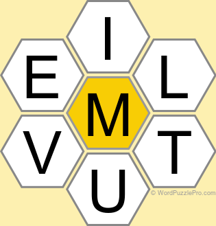 Spelling Bee "Hive" Board for August 8, 2026