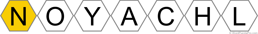 Spelling Bee "Hive" Board for August 13, 2026