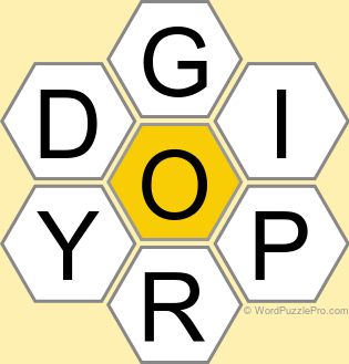 Spelling Bee "Hive" Board for August 17, 2026