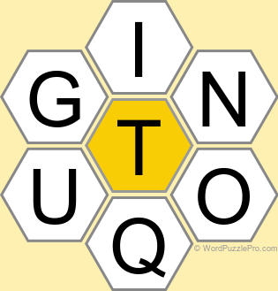 Spelling Bee "Hive" Board for August 20, 2026