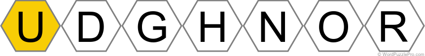 Spelling Bee "Hive" Board for August 21, 2026
