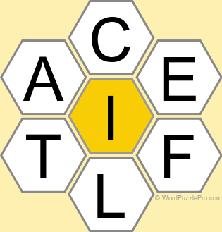 Spelling Bee "Hive" Board for September 8, 2026 Spelling Bee "Hive" Board for September 8, 2026