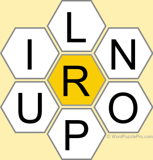 Spelling Bee "Hive" Board for September 9, 2026 Spelling Bee "Hive" Board for September 9, 2026