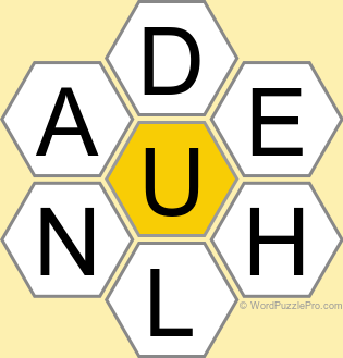 Spelling Bee "Hive" Board for September 10, 2026 Spelling Bee "Hive" Board for September 10, 2026