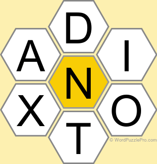 Spelling Bee "Hive" Board for September 13, 2026