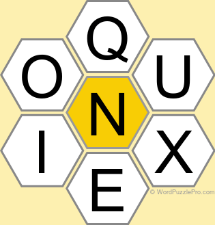 Spelling Bee "Hive" Board for September 22, 2026 Spelling Bee "Hive" Board for September 22, 2026