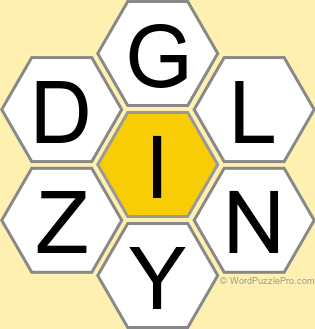 Spelling Bee "Hive" Board for September 23, 2026 Spelling Bee "Hive" Board for September 23, 2026
