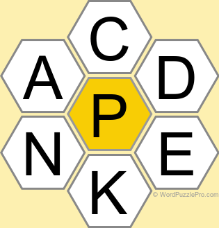 Spelling Bee "Hive" Board for September 30, 2026 Spelling Bee "Hive" Board for September 30, 2026
