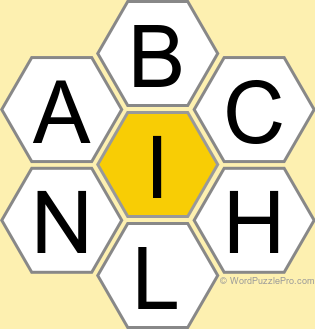 Spelling Bee "Hive" Board for October 3, 2026 Spelling Bee "Hive" Board for October 3, 2026
