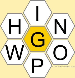 Spelling Bee "Hive" Board for October 4, 2026 Spelling Bee "Hive" Board for October 4, 2026