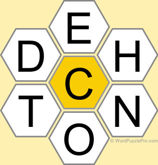 Spelling Bee "Hive" Board for October 6, 2026