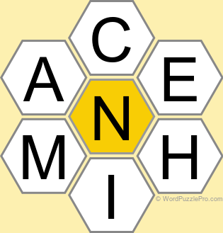 Spelling Bee "Hive" Board for October 8, 2026 Spelling Bee "Hive" Board for October 8, 2026