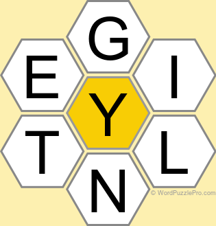 Spelling Bee "Hive" Board for October 9, 2026 Spelling Bee "Hive" Board for October 9, 2026