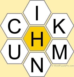 Spelling Bee "Hive" Board for October 20, 2026 Spelling Bee "Hive" Board for October 20, 2026